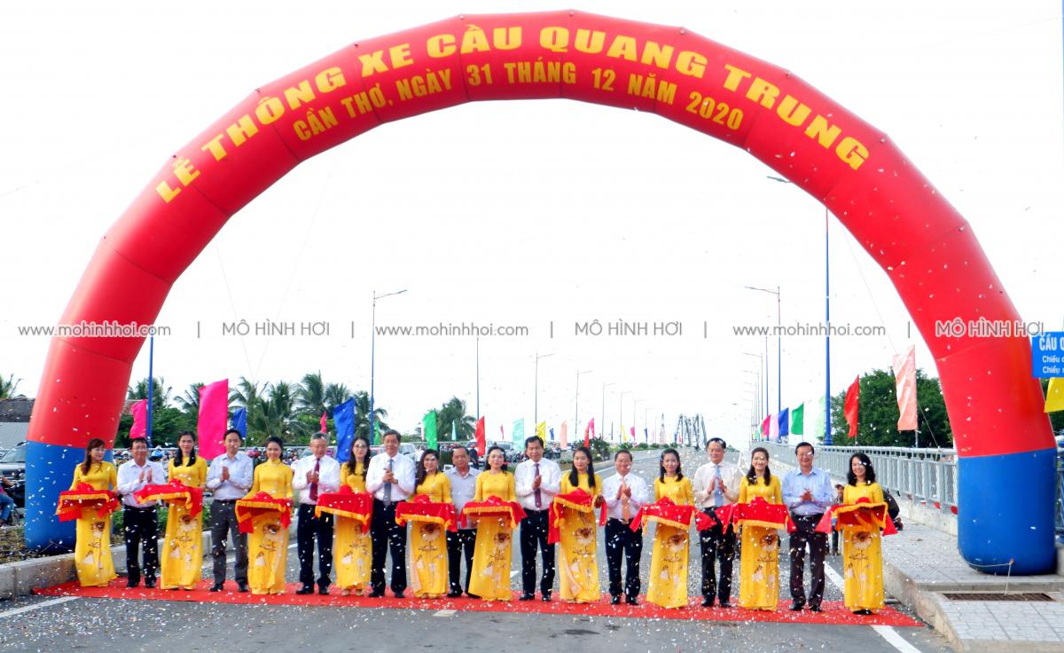 cau quang trung, can tho chinh thuc thong xe hinh anh 1
