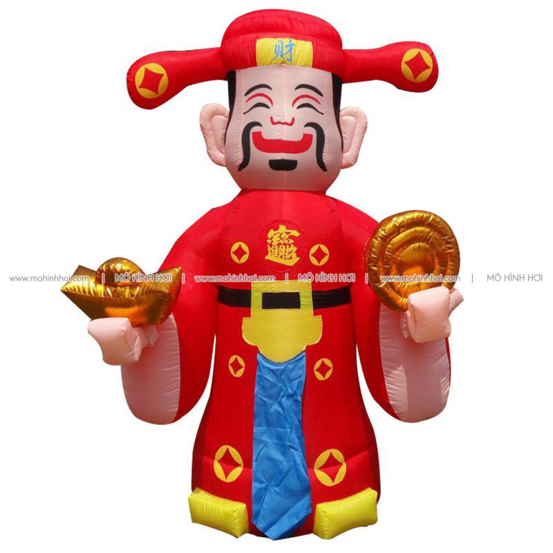 Mô hình ông thần tài bơm hơi