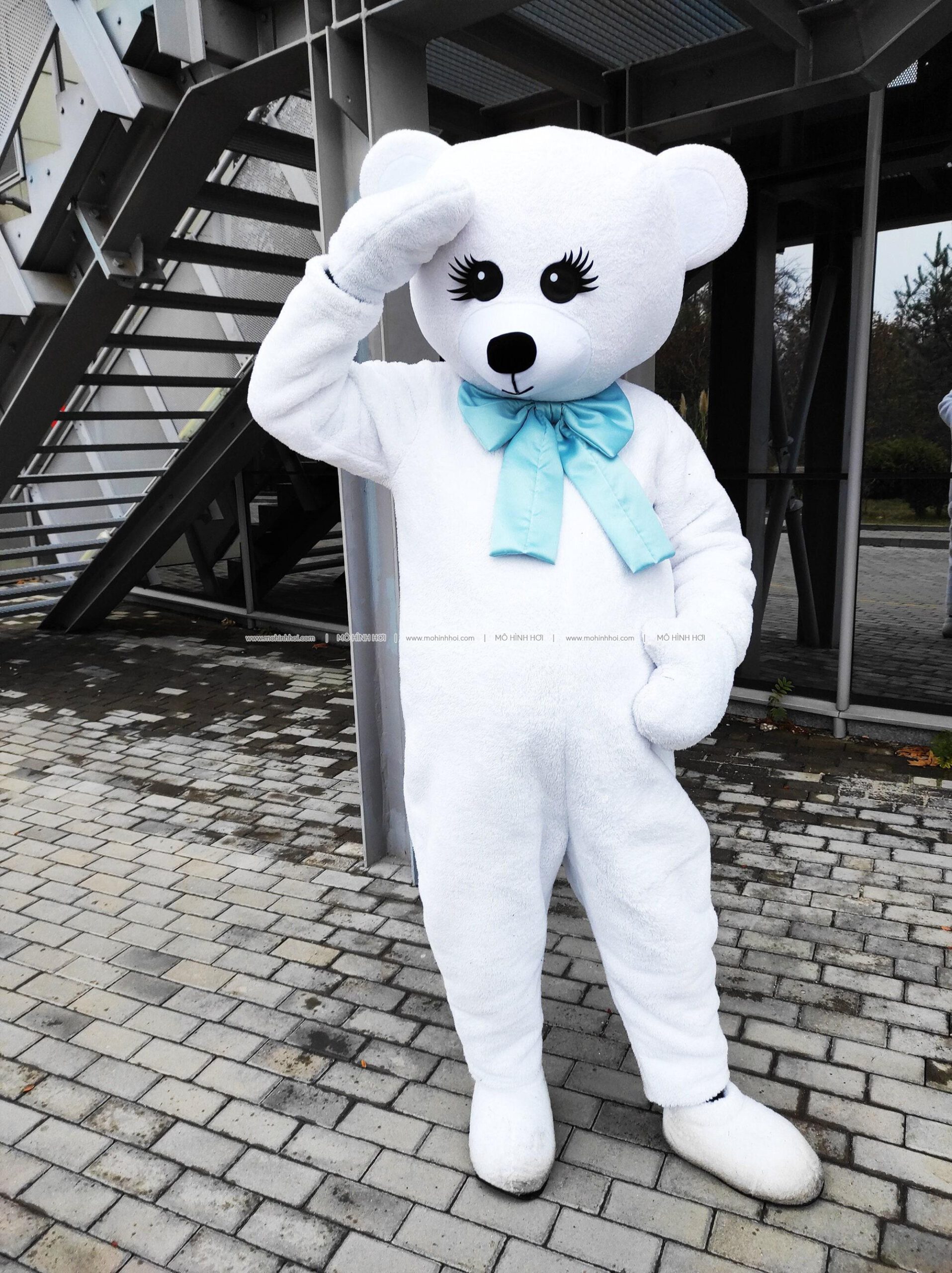 White Teddy Bear Mascot Costume, Adult Mascot Costume, Party Mascot Costume, Event Mascot Costume, Birthday Party Costume, Luxury Costume - Etsy