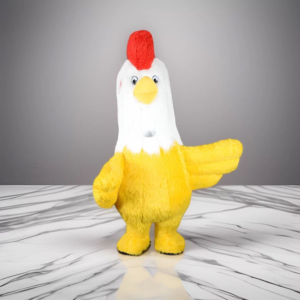 Mascot hơi hình con gà